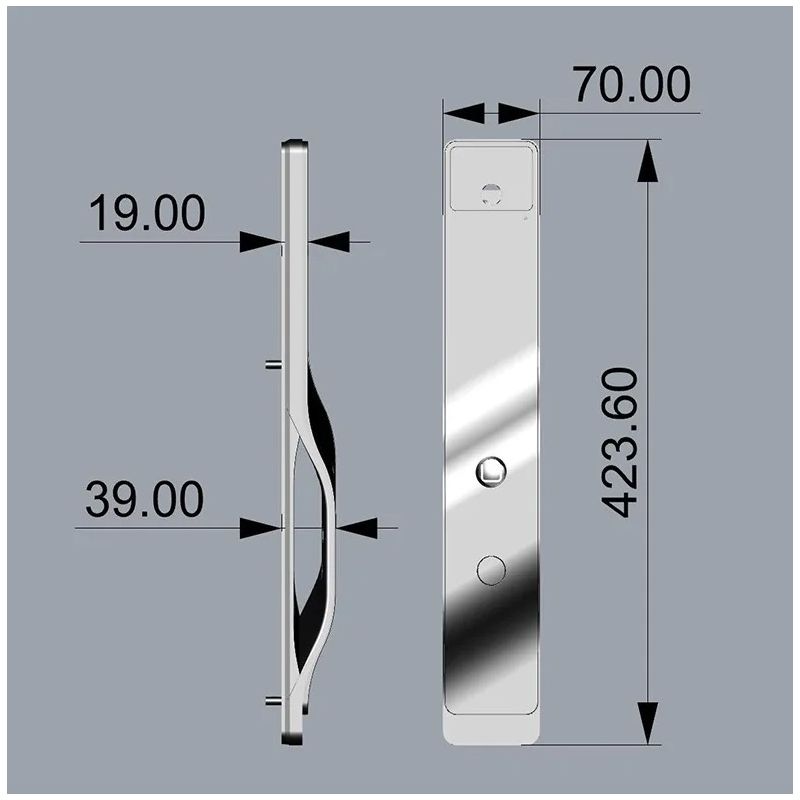 Tuya Wifi Smart dverový zámok 3D rozpoznávanie tváre a vstavaná kamera pre modernú inteligentnú domácnosť