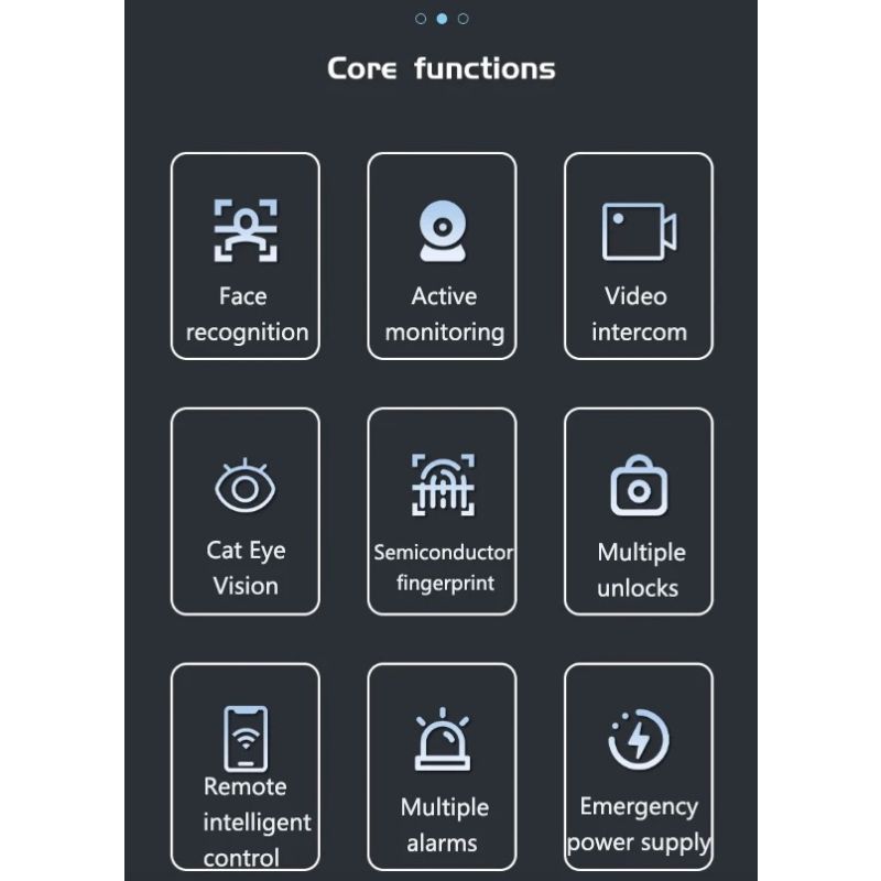 Tuya Wifi Smart dverový zámok 3D rozpoznávanie tváre a vstavaná kamera pre modernú inteligentnú domácnosť