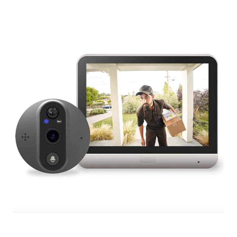 Tuya Smart 1080P WiFi kukátková kamera s PIR detektorom pohybu a nočným videním bezpečnosť domácnosti