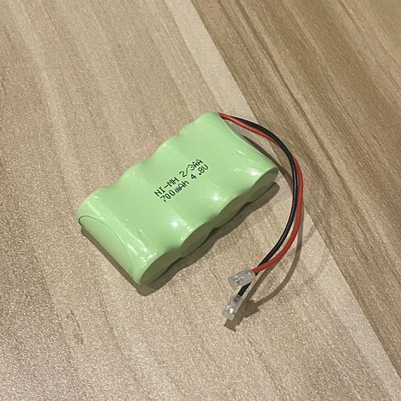 Ekologická 4,8V nabíjateľná batéria 700mAh Ni-MH pre elektroniku a hračky spoľahlivý výkon dlhá doba vybíjania