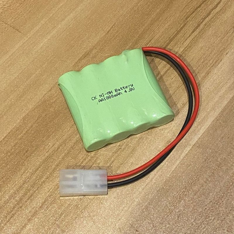 Nabíjateľná 4.8V AA batéria Ni-MH 1800mAh bez pamäťového efektu ekologicky šetrná vysokokapacitná pre hračky