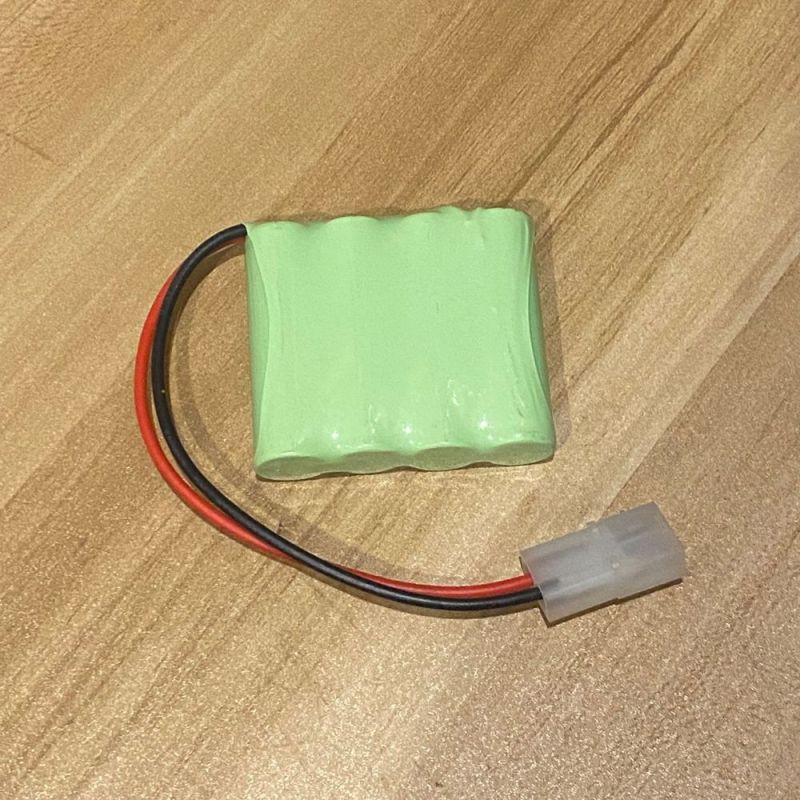 Nabíjateľná 4.8V AA batéria Ni-MH 1800mAh bez pamäťového efektu ekologicky šetrná vysokokapacitná pre hračky