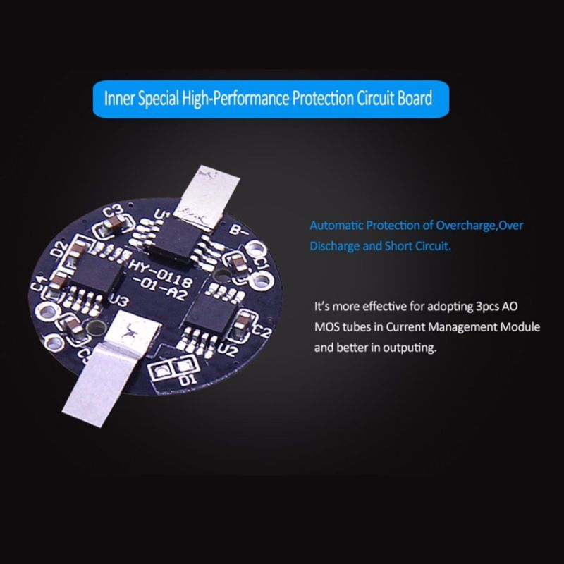 Nabíjateľná 16340 650mAh Micro USB Li-ion batéria Ekologická batéria pre elektronické zariadenia