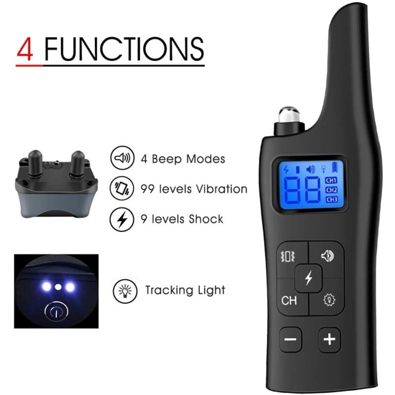 Účinný elektronický obojok proti štekaniu bezpečný tréning psov pohodlný obojok pre malé stredne veľké psy