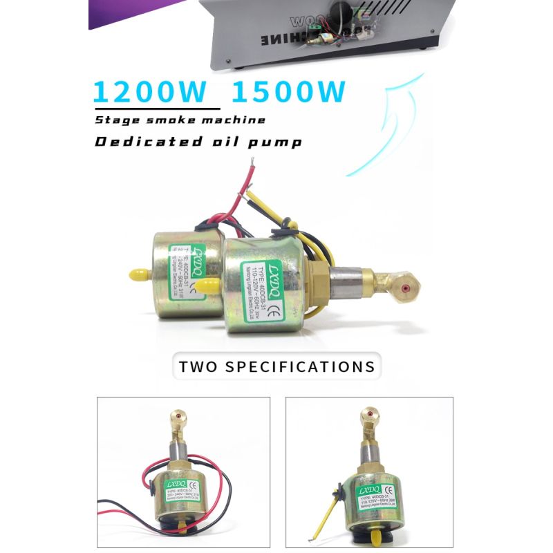 Olejové čerpadlo Power Pump 55DCB pre hmlové stroje tichý chod presná kontrola oleja 48W vizuálne efekty