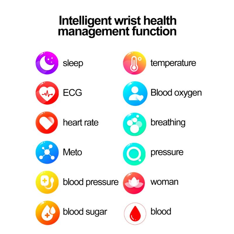 Inteligentné hodinky ET570: glukóza v krvi, EKG, srdcová frekvencia. AI diagnostika, Hband, monitor zdravia.