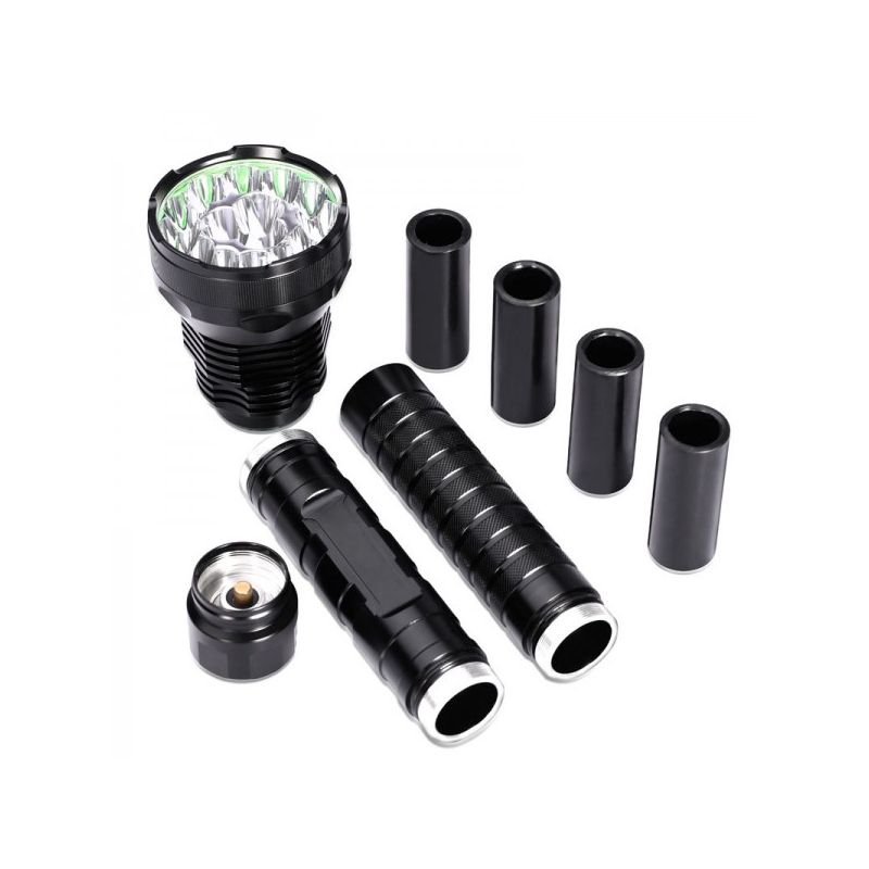 UltraFire 28T6 vysokovýkonná LED baterka 40000 lúmenov 5 režimov ideálna na turistiku a kemping odolný dizajn