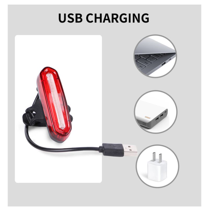 USB nabíjateľné cyklistické LED svetlo s COB lampou pre mestských dochádzajúcich viac režimov osvetlenia
