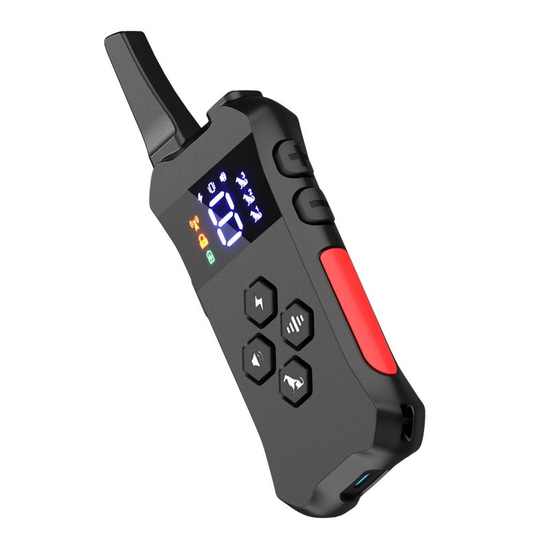 Nabíjateľný výcvikový obojok pre psov s diaľkovým ovládaním režimy pípnutia vibrácie šoku pre efektívny tréning