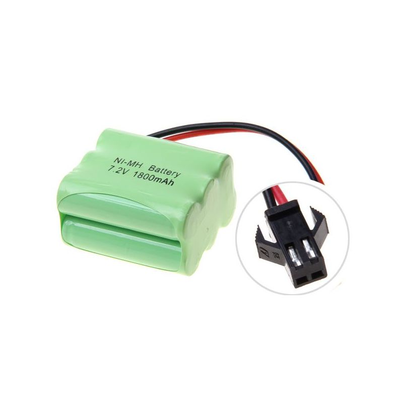 Ekologické 7.2V AA 1800mAh Ni-MH batérie stabilný výkon a dlhá doba použitia skvelé pre diaľkové autíčka
