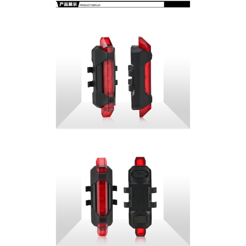 Prenosné USB Nabíjateľné Bicykel Chvostové Svetlo LED Viditeľnosť pre Cyklistov Cyklistické Bezpečnostné Doplnky