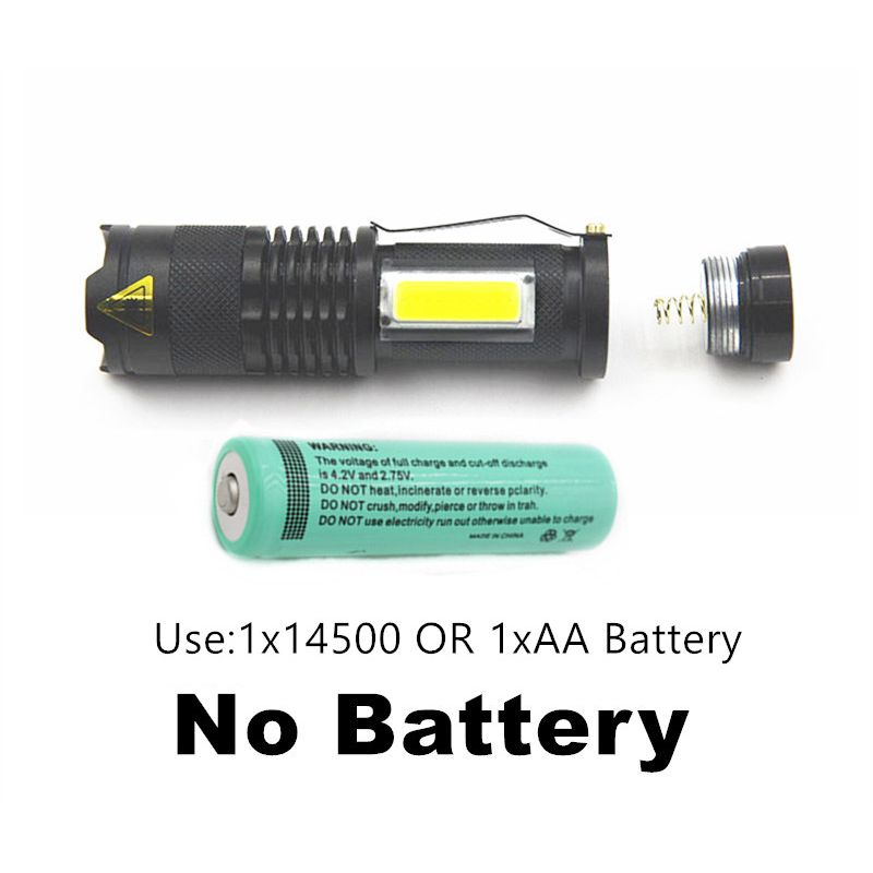 UltraFire SK68 Q5 LED baterka so zoomom kompaktná pre camping prenosná s dotykovou aktiváciou jasu