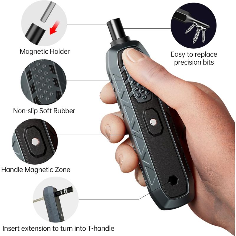 JAKEMY JM-8192 Profesionálny presný skrutkovač súprava náradia 180 v 1 pre elektroniku, notebook, Xbox, hodinky