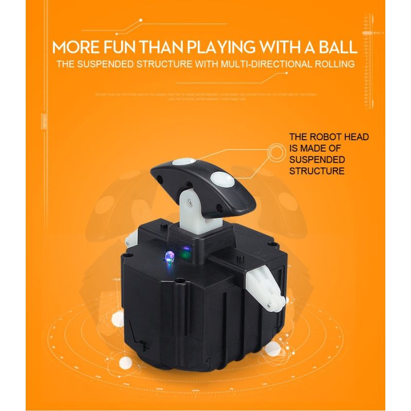 Interaktívny RC BB-8 inteligentný robot s 360° rotáciou a magnetickou suspenziou darček Star Wars pre deti