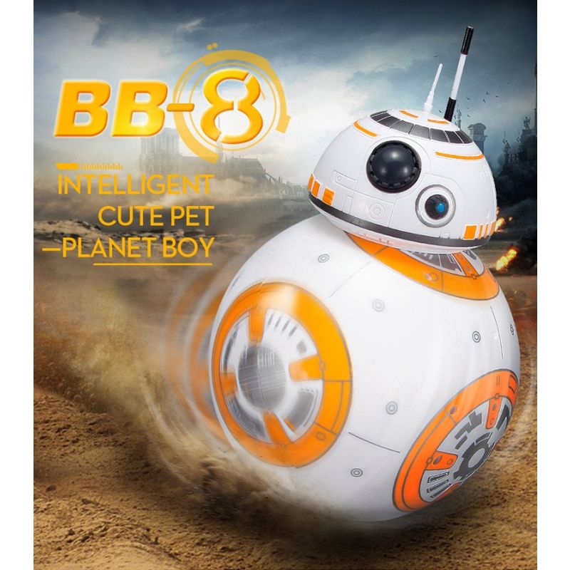 Interaktívny RC BB-8 inteligentný robot s 360° rotáciou a magnetickou suspenziou darček Star Wars pre deti