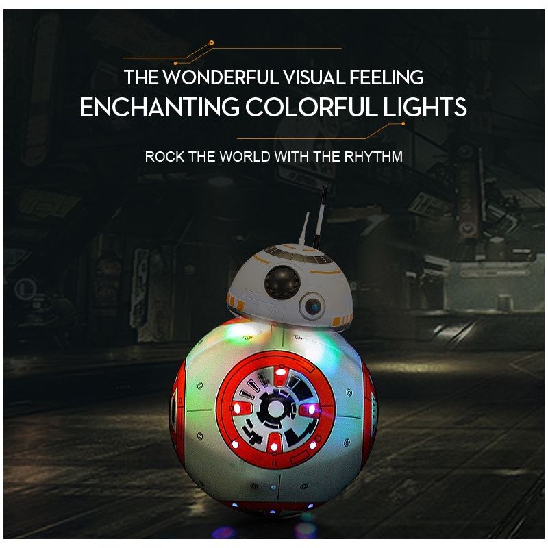 Interaktívny RC BB-8 inteligentný robot s 360° rotáciou a magnetickou suspenziou darček Star Wars pre deti