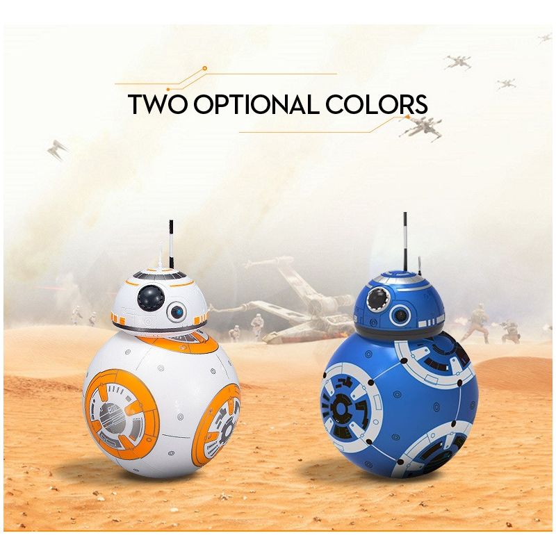 Interaktívny RC BB-8 inteligentný robot s 360° rotáciou a magnetickou suspenziou darček Star Wars pre deti