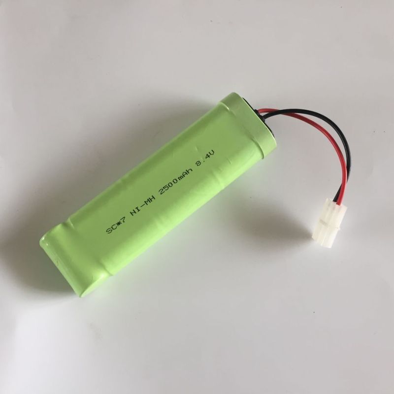 8,4V nabíjateľná SC*7 2500mAh Ni-MH ekologická batéria pre modelové lietadlá a hračkárske autá