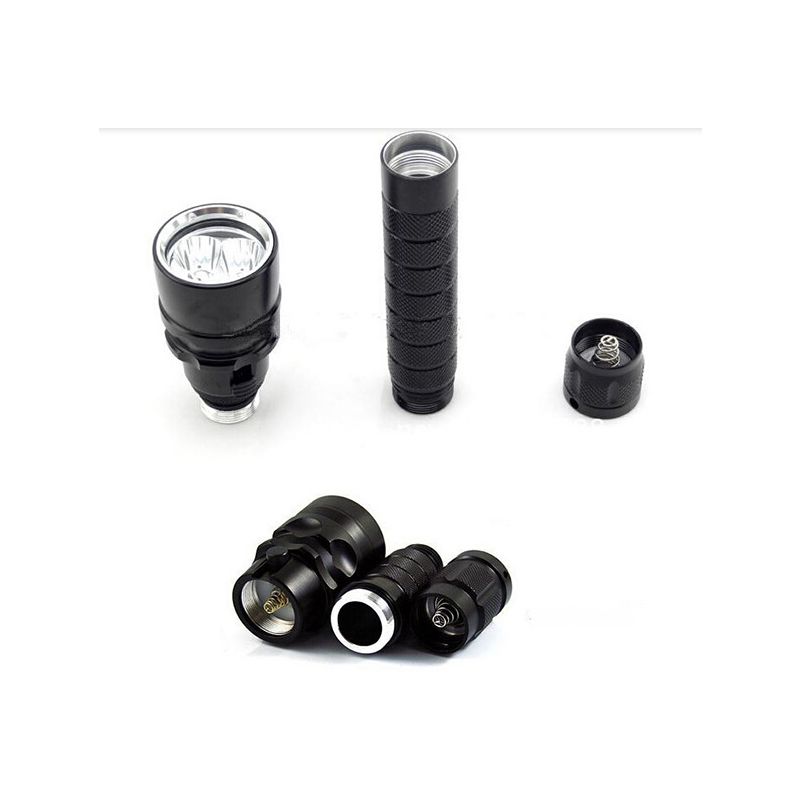 UltraFire vodotesné podvodné svietidlo 6000 lumenov potápanie 100m eloxovaný hliník outdoor LED odolné