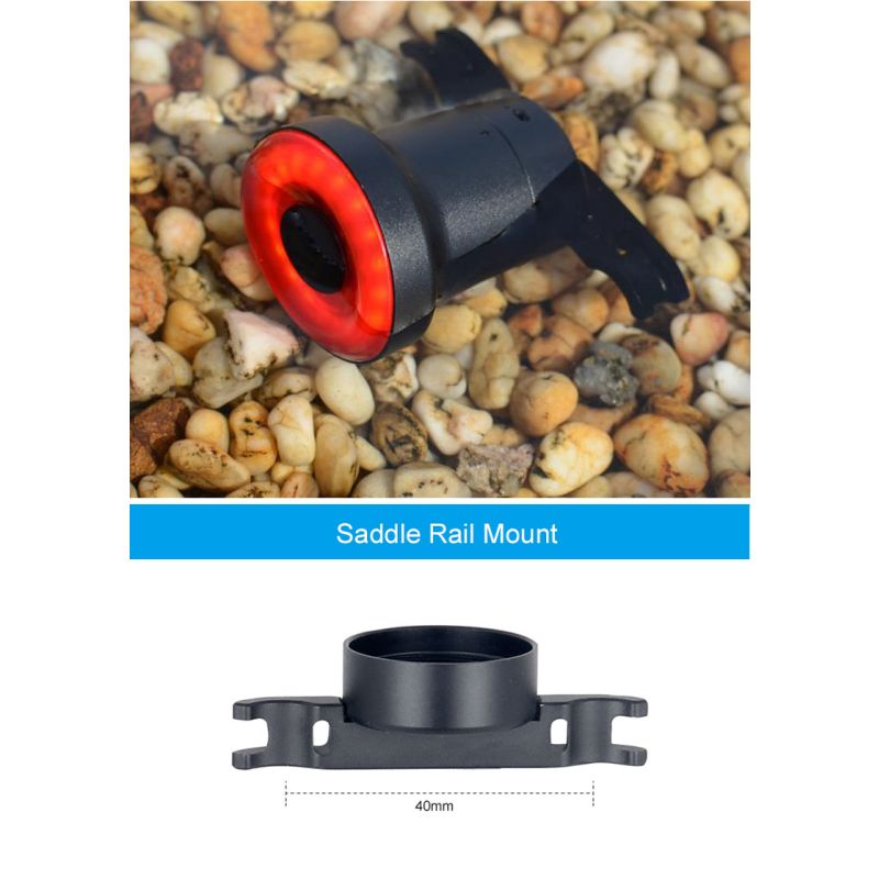 Xlite100 Inteligentné cyklistické zadné svetlo USB smart lampa bezpečnosť super jasné COB LED viditeľnosť noc