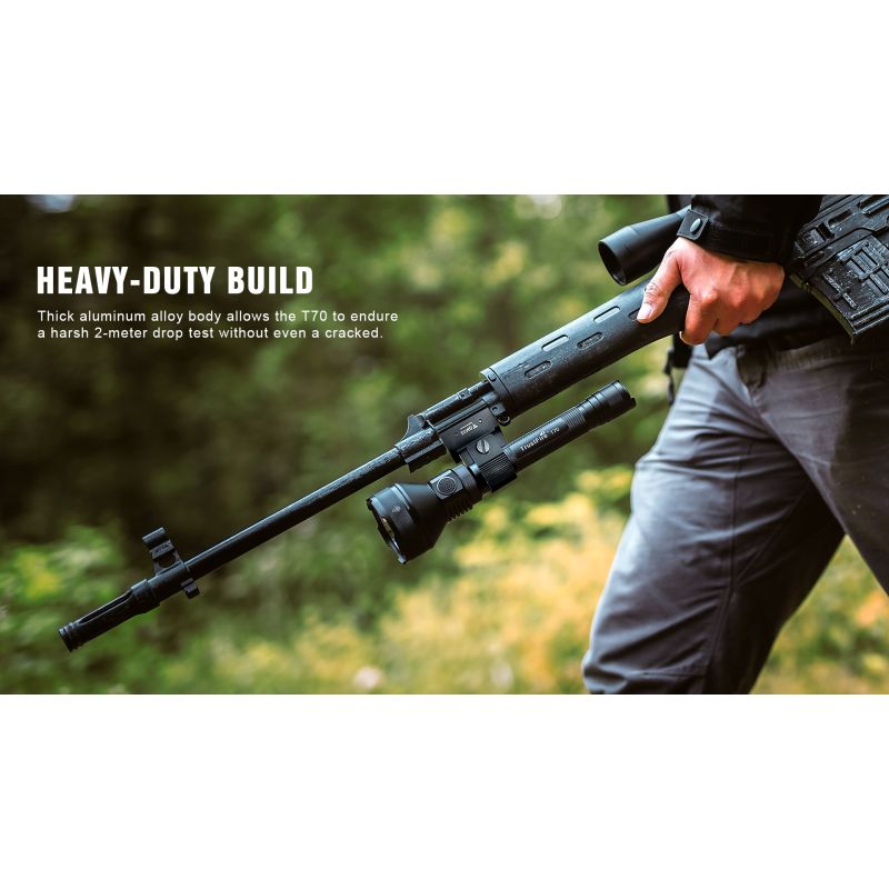 Trustfire T70 Kit 2300 lúmenov nabíjateľná LED baterka pre outdoorové dobrodružstvá dlhá vzdialenosť lúča