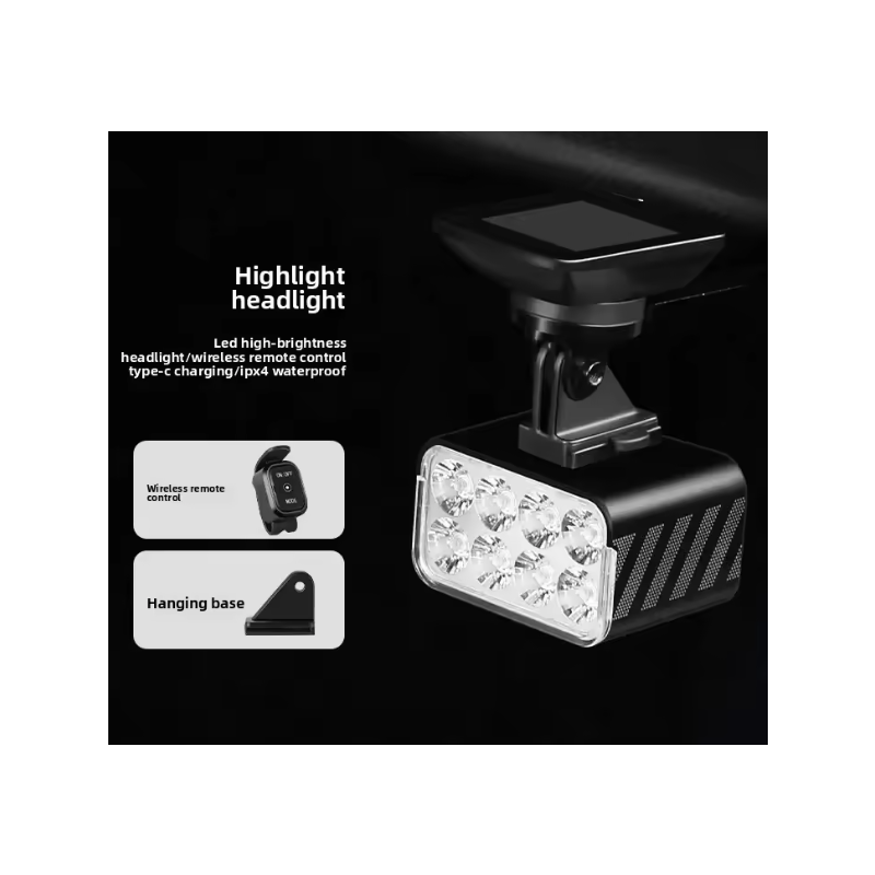 W450: 1800 lúmenov s bezdrôtovým ovládaním. Vaše nové svetlo pre bezpečnú jazdu!