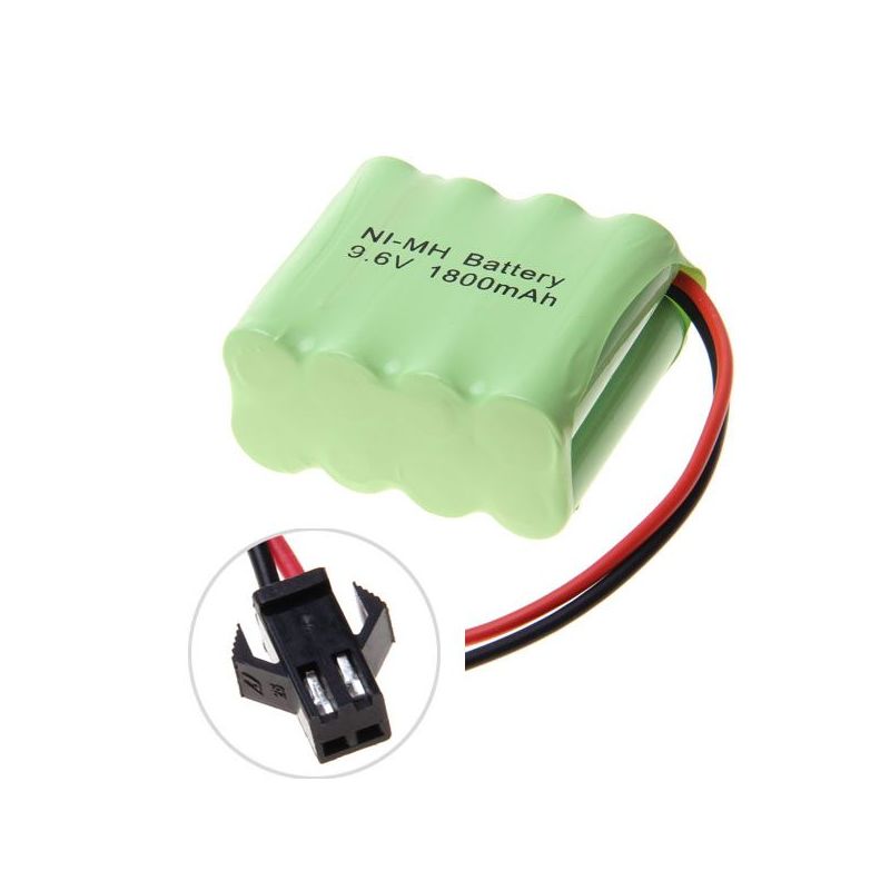 9.6V AA nabíjateľná batéria Ni-MH 1800mAh pre modelové lietadlá ekologická stabilný výkon vysoká kapacita