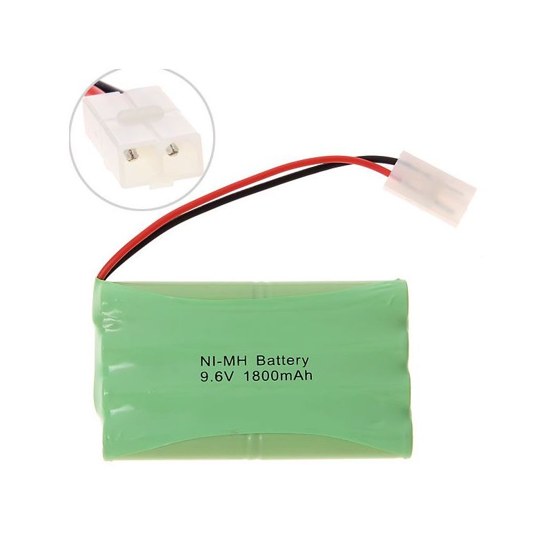 Ekologická 9,6V AA 1800mAh Ni-MH nabíjateľná batéria pre herné ovládače a diaľkovo ovládané vozidlá