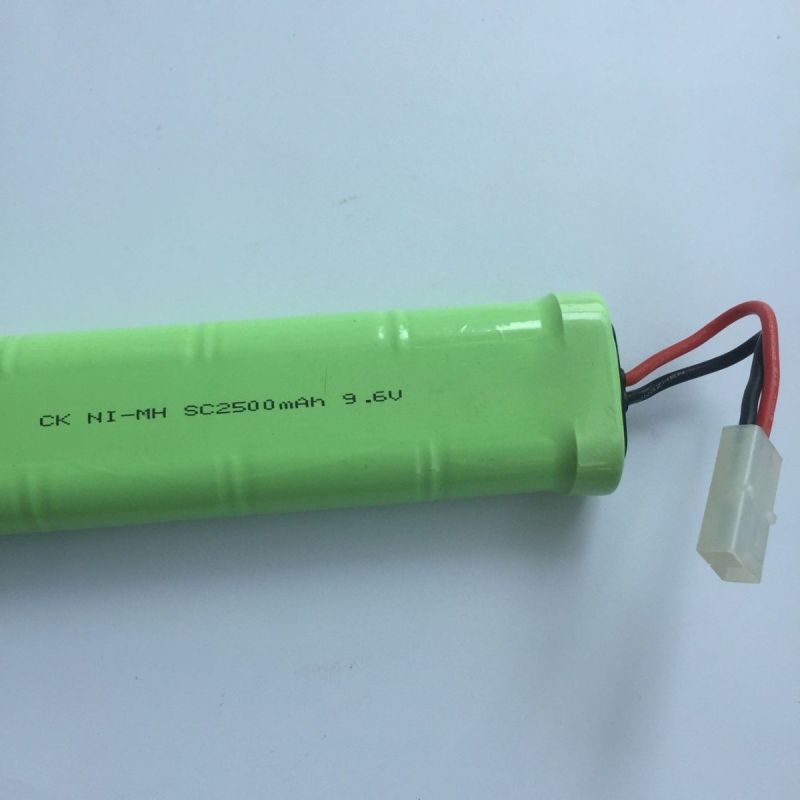 Vysokovýkonná 9,6V SC*8 2500mAh Ni-MH batéria pre RC autíčka modely lietadiel dlhá doba hry bez pamäťového efektu