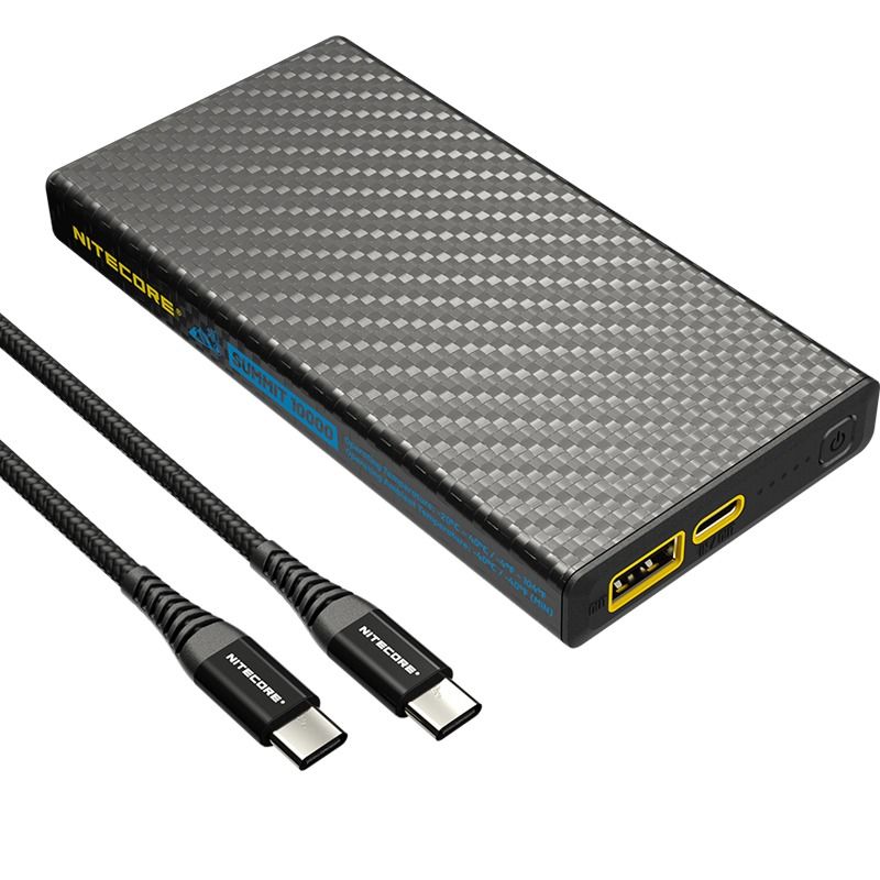 Nitecore Summit 10000 Powerbanka, Odolná aj v mraze! Rýchle nabíjanie QC/PD, IPX5, USB-C, pre outdoor dobrodružstvo.