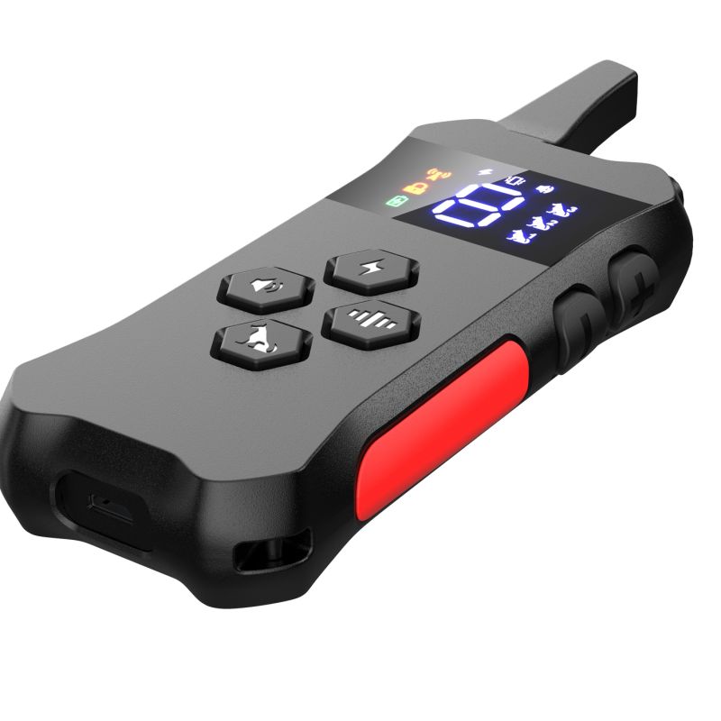 Nabíjateľný výcvikový obojok pre psov s diaľkovým ovládaním režimy pípnutia vibrácie šoku pre efektívny tréning