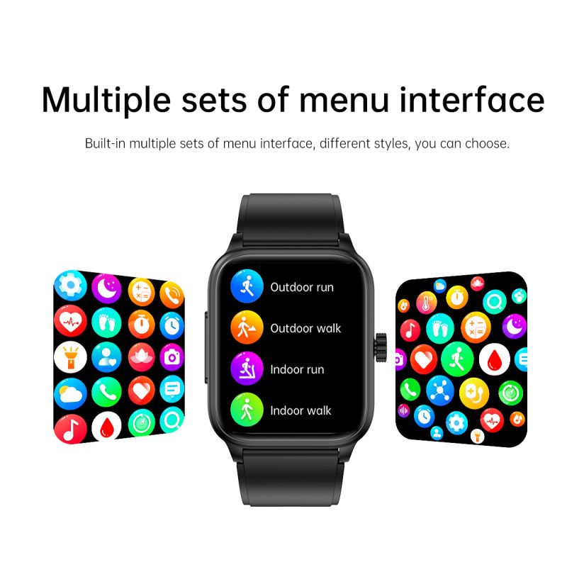ET540 EKG Smartwatch s glukózou a telesnou teplotou, Bluetooth hovor, Fitness Sledovač pre Zdravie
