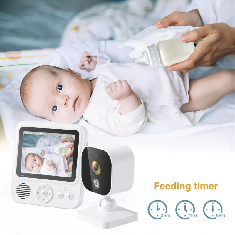 AMB900 video baby monitor s 2.8 palcovým LCD displejom 4násobné priblíženie a 720P kvalita pre bezpečnosť dieťaťa