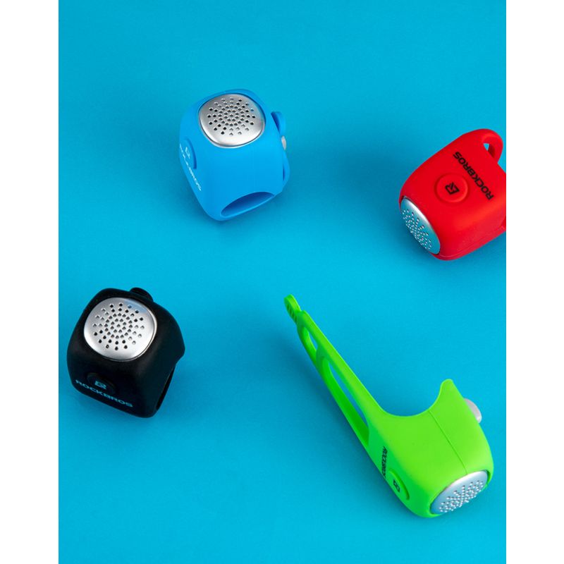 ROCKBROS elektrický cyklistický zvonček 110 dB vodotesný trvanlivý dizajn pre bezpečnú jazdu MTB aj mesto