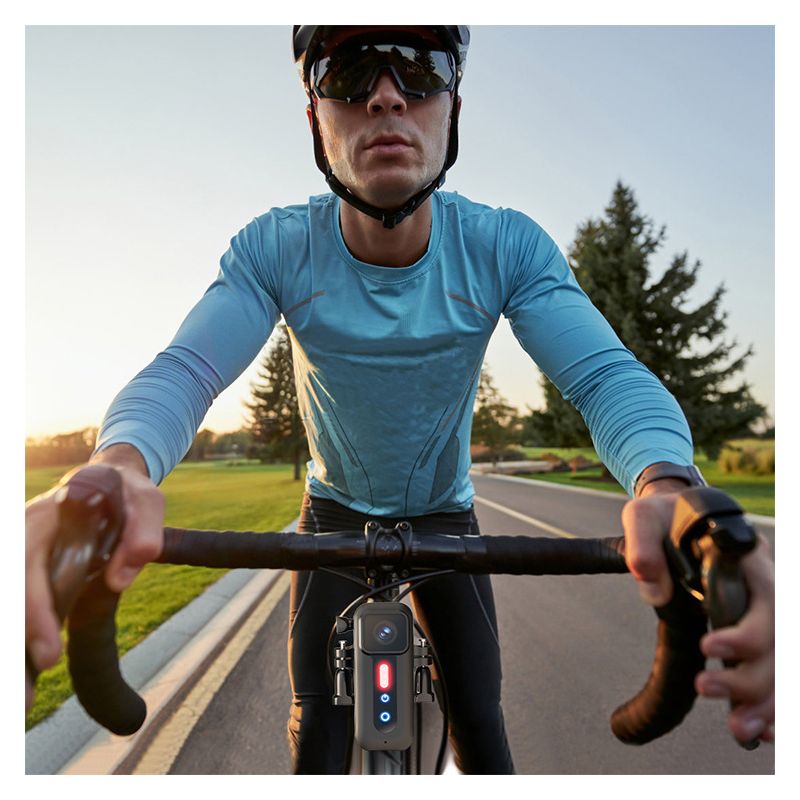 1080P Bicycle Recorder Bicyklové zadné svetlo Multifunkčný Vlog Walkman kamera HD video záznam Cyklistika