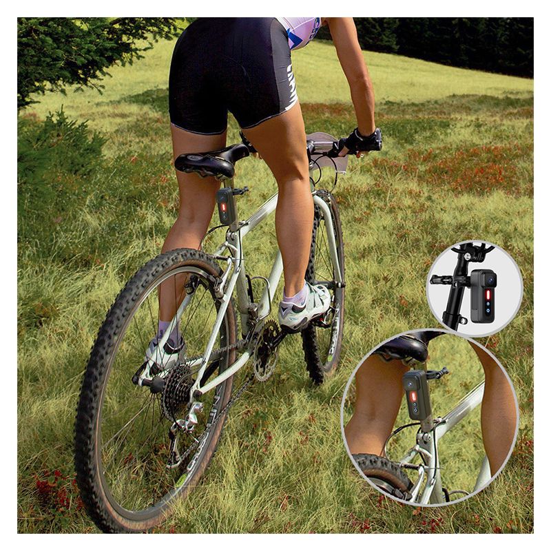 1080P Bicycle Recorder Bicyklové zadné svetlo Multifunkčný Vlog Walkman kamera HD video záznam Cyklistika