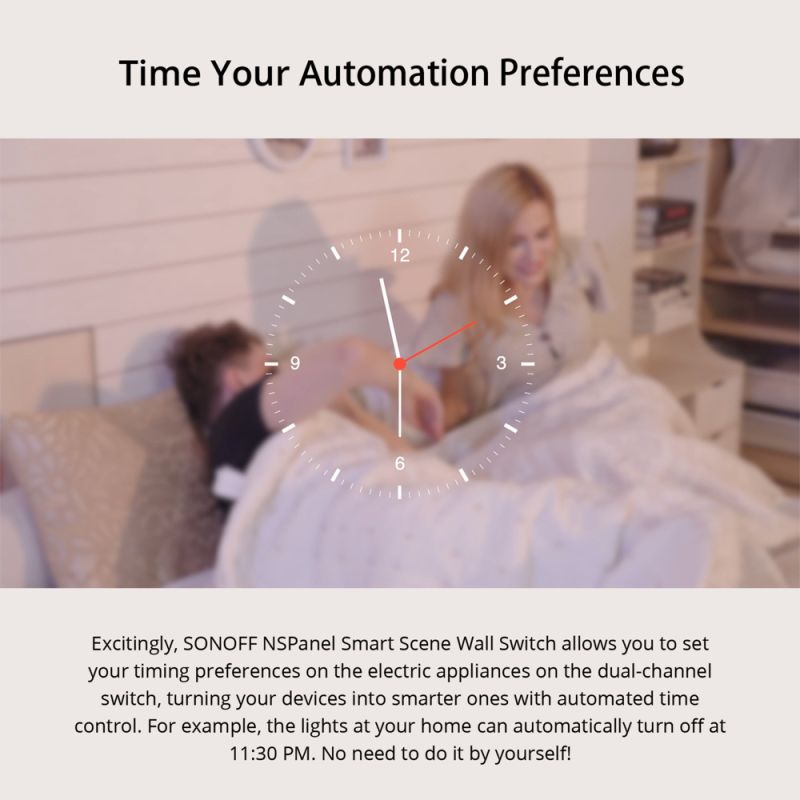 SONOFF NSPanel Inteligentné zariadenie s dotykovou obrazovkou Ovládajte s Ewelink Alexa Google Home