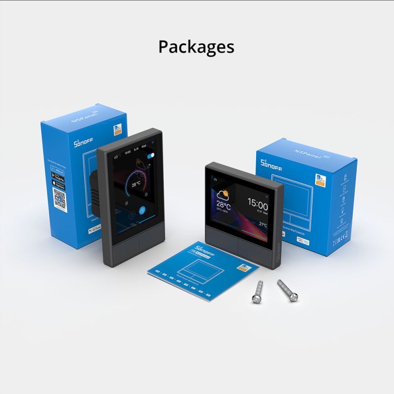 SONOFF NSPanel Inteligentné zariadenie s dotykovou obrazovkou Ovládajte s Ewelink Alexa Google Home