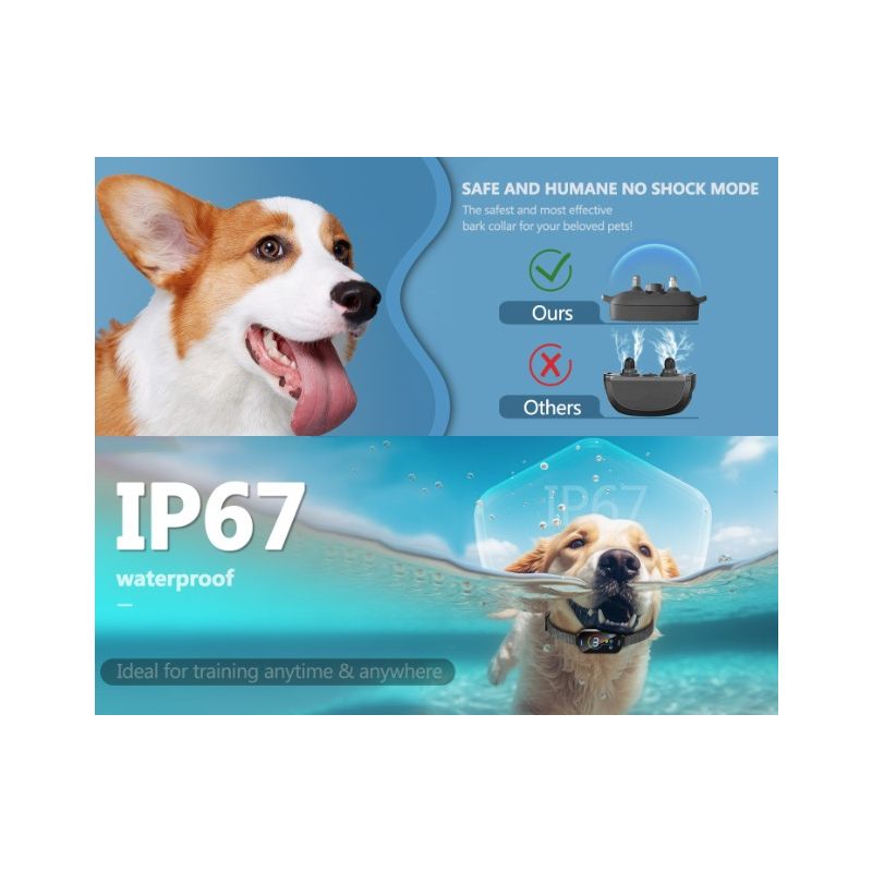 Zariadenie proti štekaniu model T012 ultrazvukový obojok pre efektívne riadenie štekania a pohodu psa
