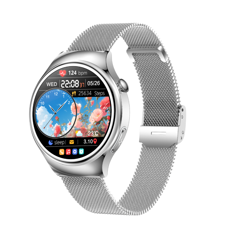 Inteligentné hodinky ET390 pre ženy AMOLED 360*360 EKG HD obrazovka Srdcová frekvencia Bluetooth hovory Vodotesné SmartWatch