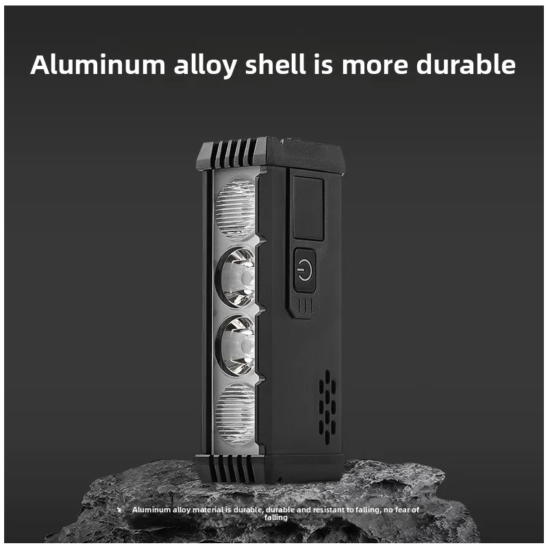 ACRUNU Predné LED svetlo na bicykel, USB nabíjateľné, 4 režimy svietenia. Skvelá bezpečnosť!