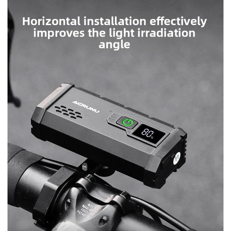 ACRUNU Predné LED svetlo na bicykel, USB nabíjateľné, 4 režimy svietenia. Skvelá bezpečnosť!