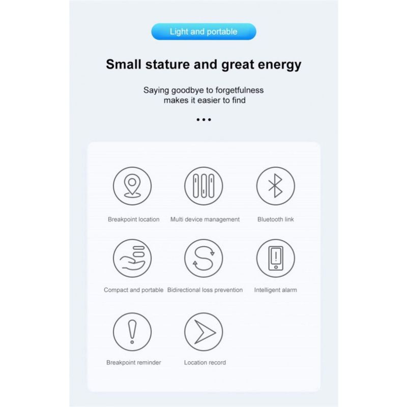 Objavte Mini GPS Tracker s Bluetooth 4.0 a Smart Locator pre deti a zvieratá Lahký dizajn a iSearching App