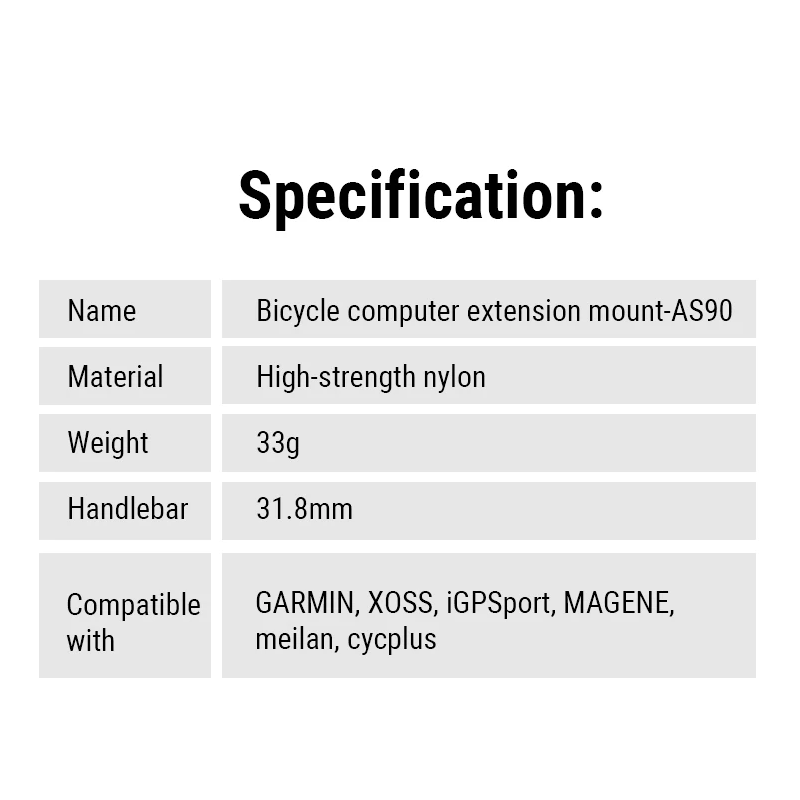 TOWILD AS90 držiak bicykla: Cyklistické príslušenstvo, predĺžený držiak riadidiel, Garmin GPS!