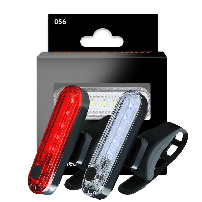 USB nabíjateľné zadné svetlo na bicykel ultra jasné červené LED svetlo pre vysokú viditeľnosť cyklistická bezpečnosť