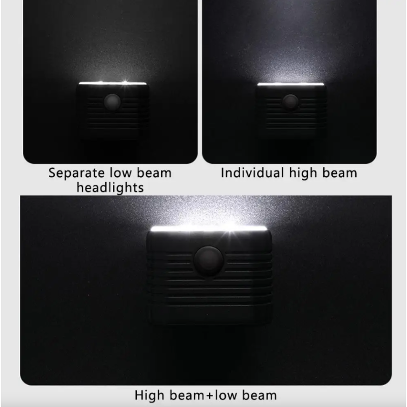 Svetlo s klaksónom 2v1 | Výkonné USB nabíjateľné MTB svetlo na bicykel | 120dB cyklistické príslušenstvo