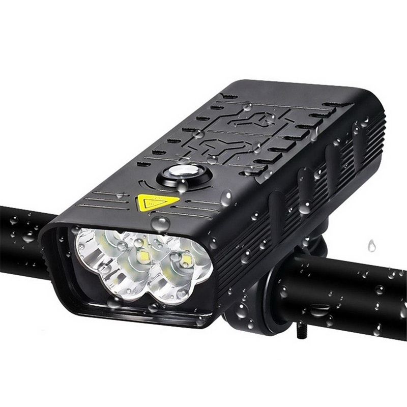 TK5 Predné svetlá na nočné jazdenie 5x T6 5000 lumenov USB nabíjateľné hliníková zliatina viacero režimov