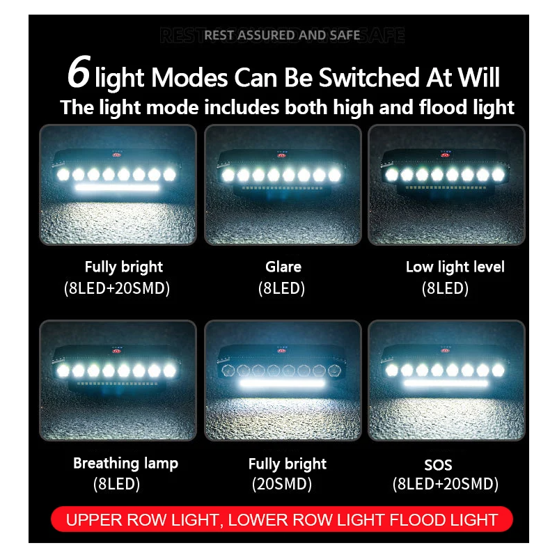 USB nabíjacie predné svetlo na bicykel s 120dB klaksónom a vodotesným dizajnom pre bezpečnosť a viditeľnosť