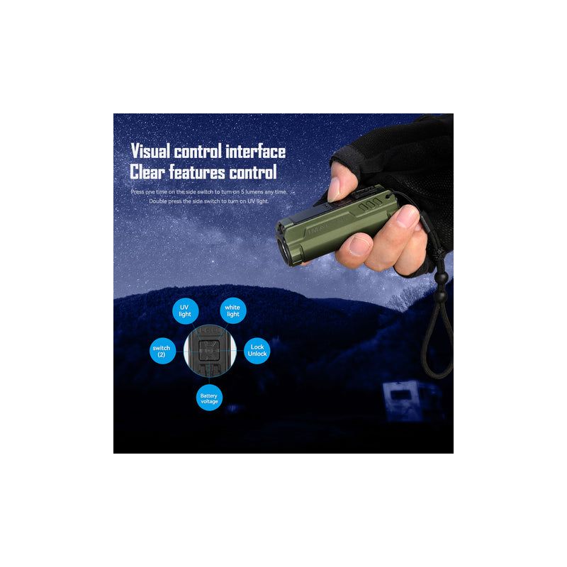 IMALENT BL50 LED baterka s 3600 lúmenmi Type-C nabíjateľná pre outdoorové dobrodružstvá a domáce opravy