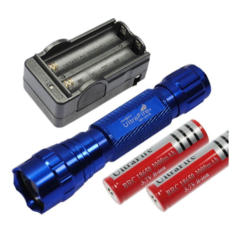 UltraFire LED svietidlo 1300 lúmenov päť režimov odolná hliníková konštrukcia spoľahlivé dobrodružstvo